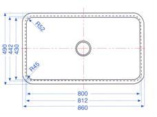 Ceramic /Epoxy/PP Laboratory Sinks Dimensions Ceramic /Epoxy/PP Laboratory Sinks Dimensions