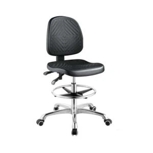 Kerusi Makmal Laras PU Kulit ESD Lab Najis Bar Bangku